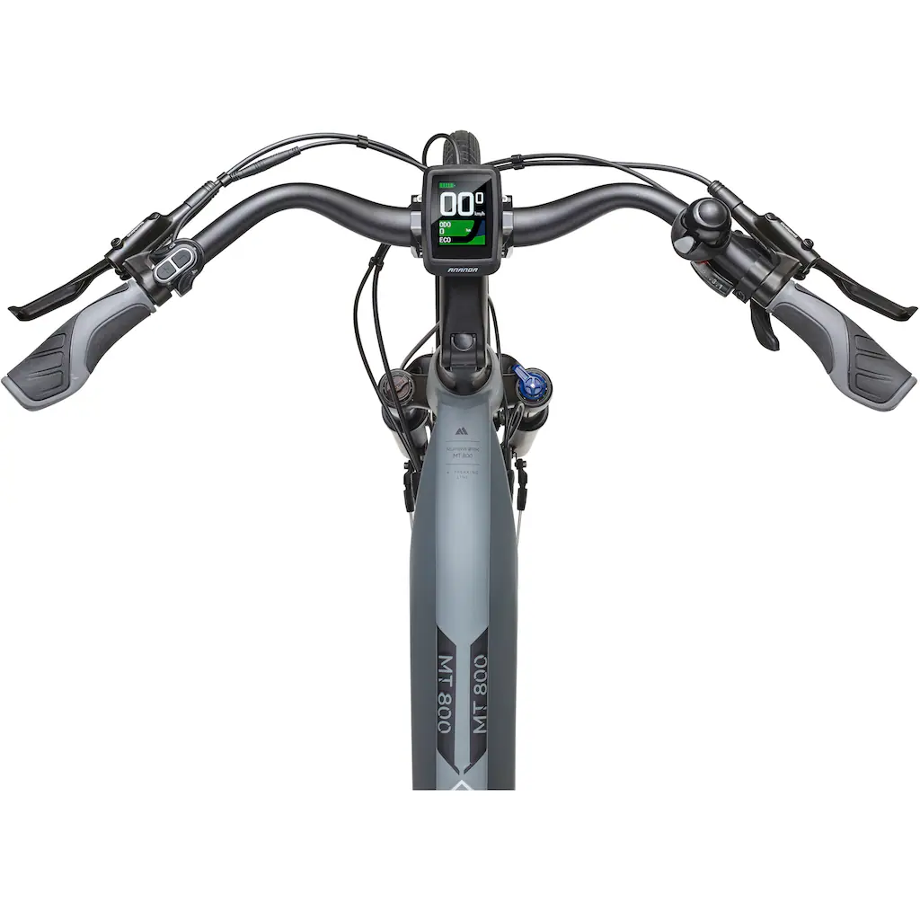 RUHRWERK E-Bike »MT800 Herren« 8 Gang Shimano Acera Mittelmotor 250 W Pedelec Elektrofahrrad für Herren Trekkingrad auf Rechnung bestellen Letzter Tag
