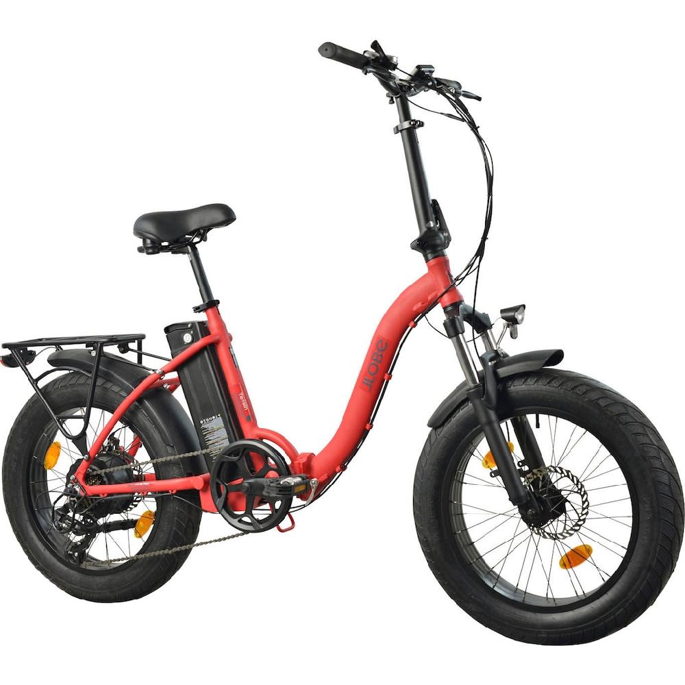 LLobe E-Bike »Elektro Faltrad 20" Terrain rot« Shimano Tourney Heckmotor 250 W Sonderangebot der Fabrik