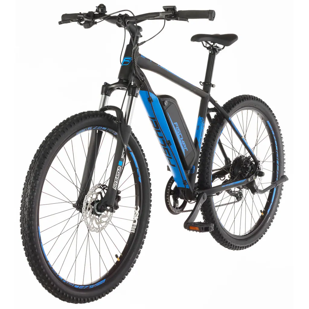 FISCHER Fahrrad E-Bike »MONTIS EM 1922 422 - 27 5 Zoll« 9 Gang Shimano Altus Heckmotor 250 W (mit Schloss) Pedelec Elektrofahrrad für Damen u. Herren MTB Mountainbike auf Raten Nur noch ein Tag übrig