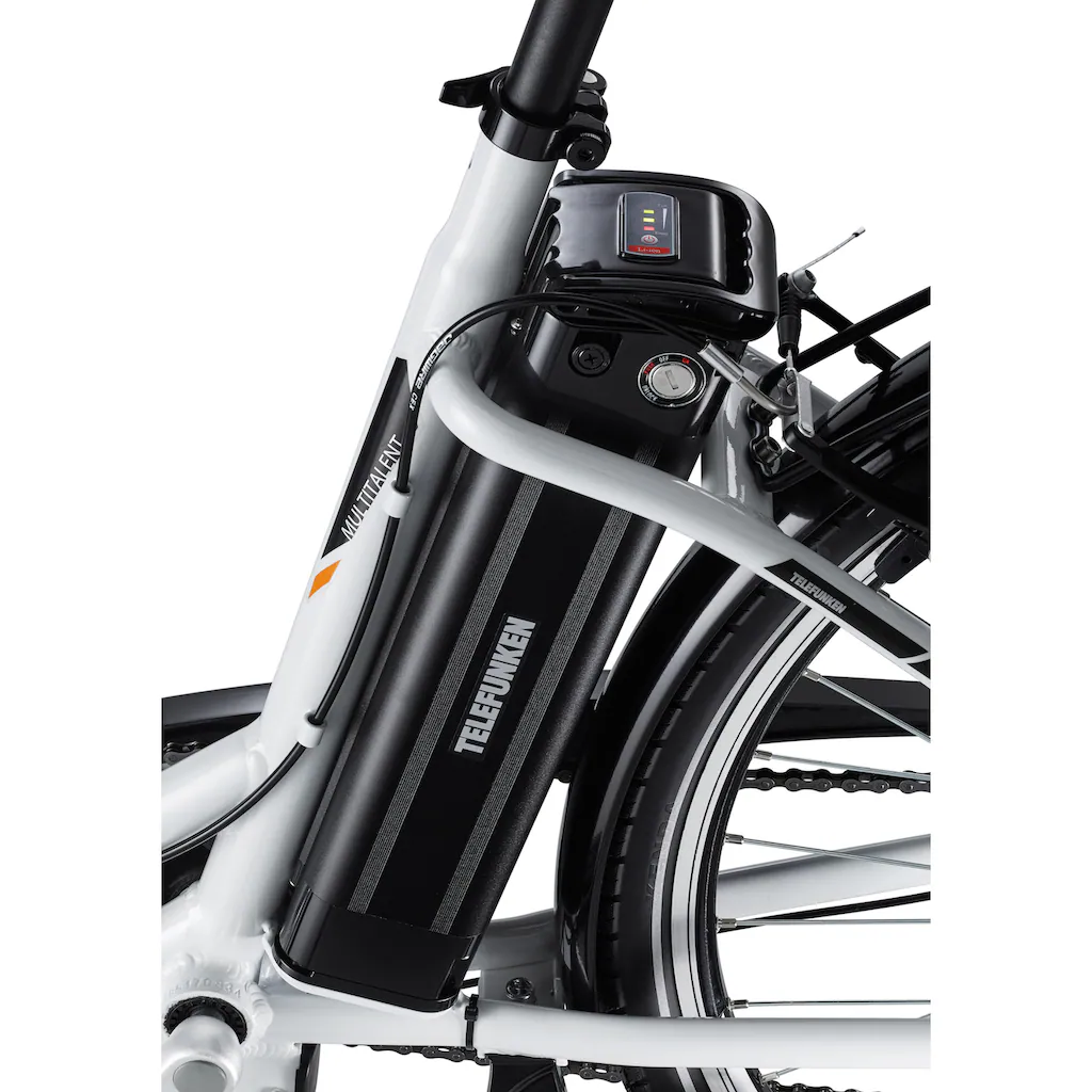 Telefunken E-Bike »Multitalent RC830« 3 Gang Shimano Nexus Frontmotor 250 W Pedelec Elektrofahrrad für Damen u. Herren Cityrad auf Rechnung kaufen Clearance-Verkauf