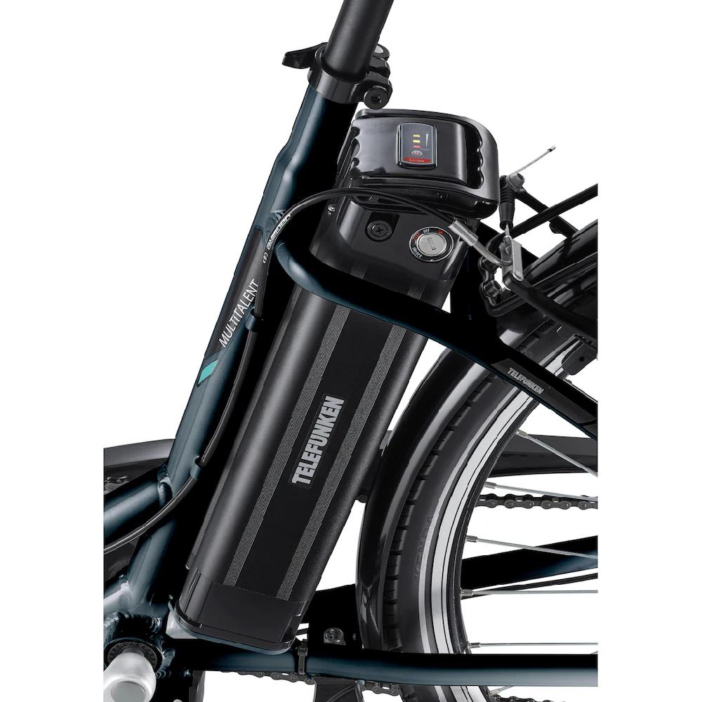 Telefunken E-Bike »Multitalent RC830« 3 Gang Shimano Nexus Frontmotor 250 W Pedelec Elektrofahrrad für Damen u. Herren Cityrad auf Raten Kostenloser Versand international