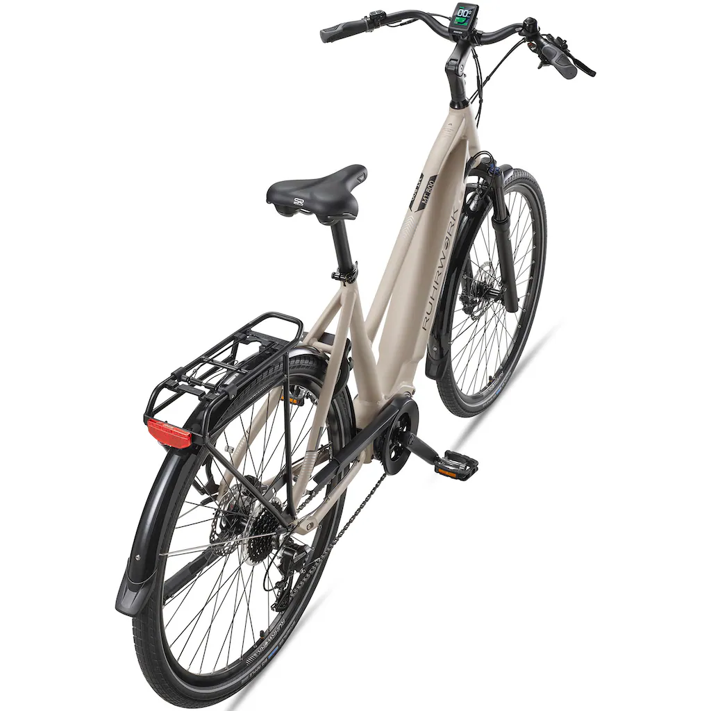 RUHRWERK E-Bike »MT800 Damen« 8 Gang Shimano Acera Mittelmotor 250 W Pedelec Elektrofahrrad für Damen Trekkingrad auf Rechnung Online