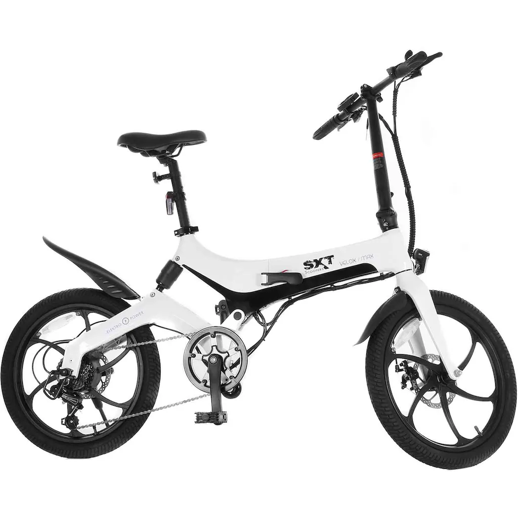 SXT Scooters E-Bike »Velox MAX« 6 Gang Heckmotor 250 W Pedelec Elektrofahrrad für Damen u. Herren Günstiger Verkauf