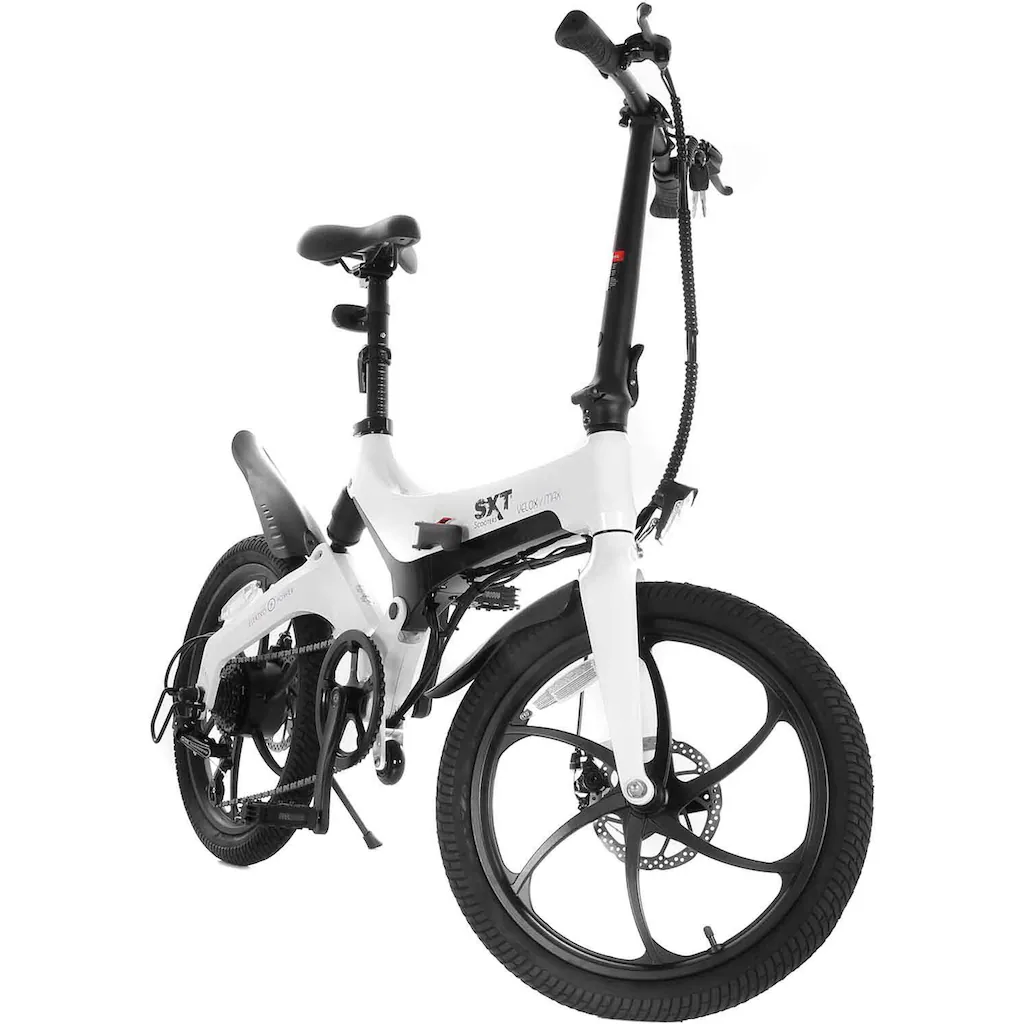 SXT Scooters E-Bike »Velox MAX« 6 Gang Heckmotor 250 W Pedelec Elektrofahrrad für Damen u. Herren Günstiger Verkauf