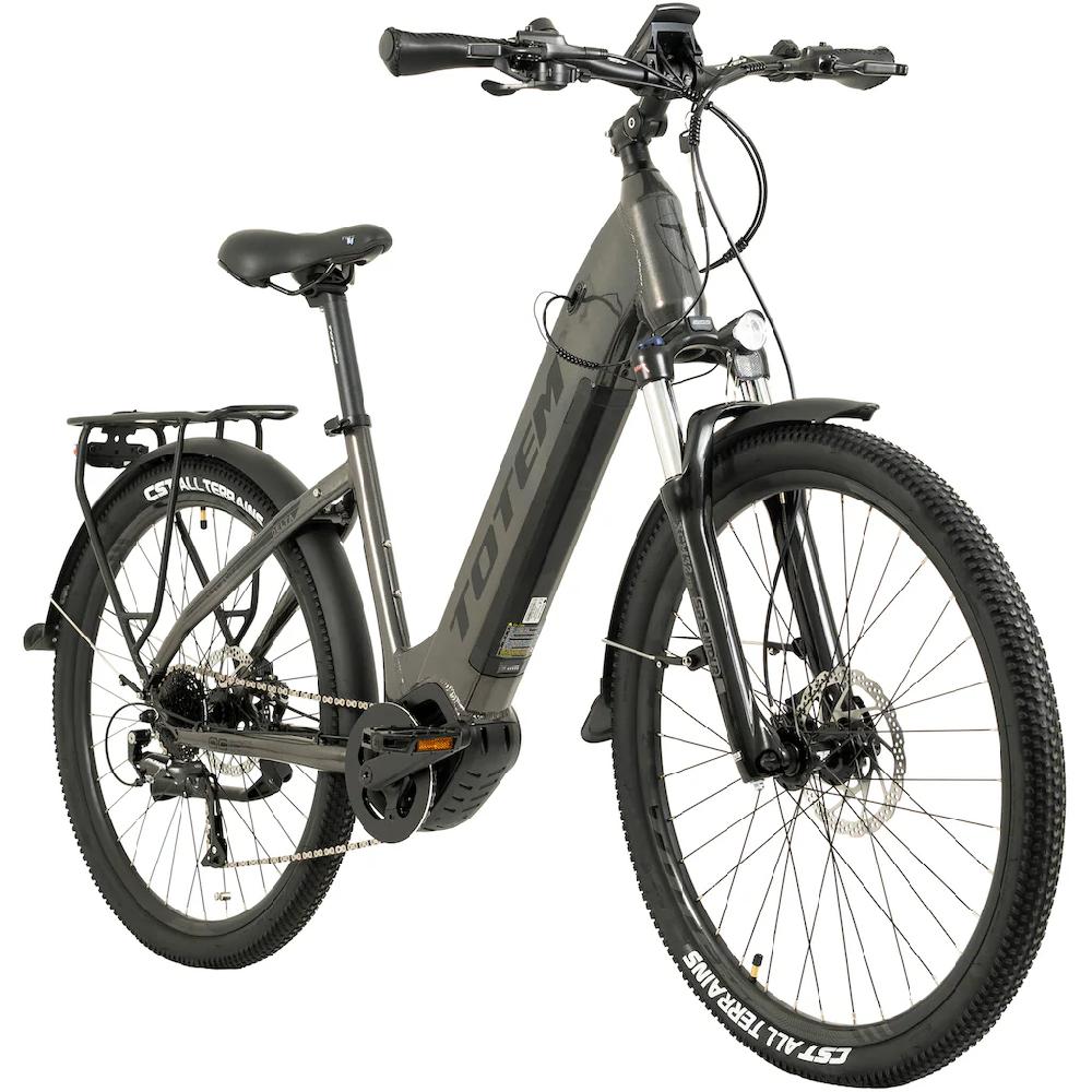 TOTEM E-Bike »DLT-40« 9 Gang Shimano Altus Mittelmotor 250 W Pedelec Elektrofahrrad für Herren auf Rechnung online kaufen Fabrikverkauf