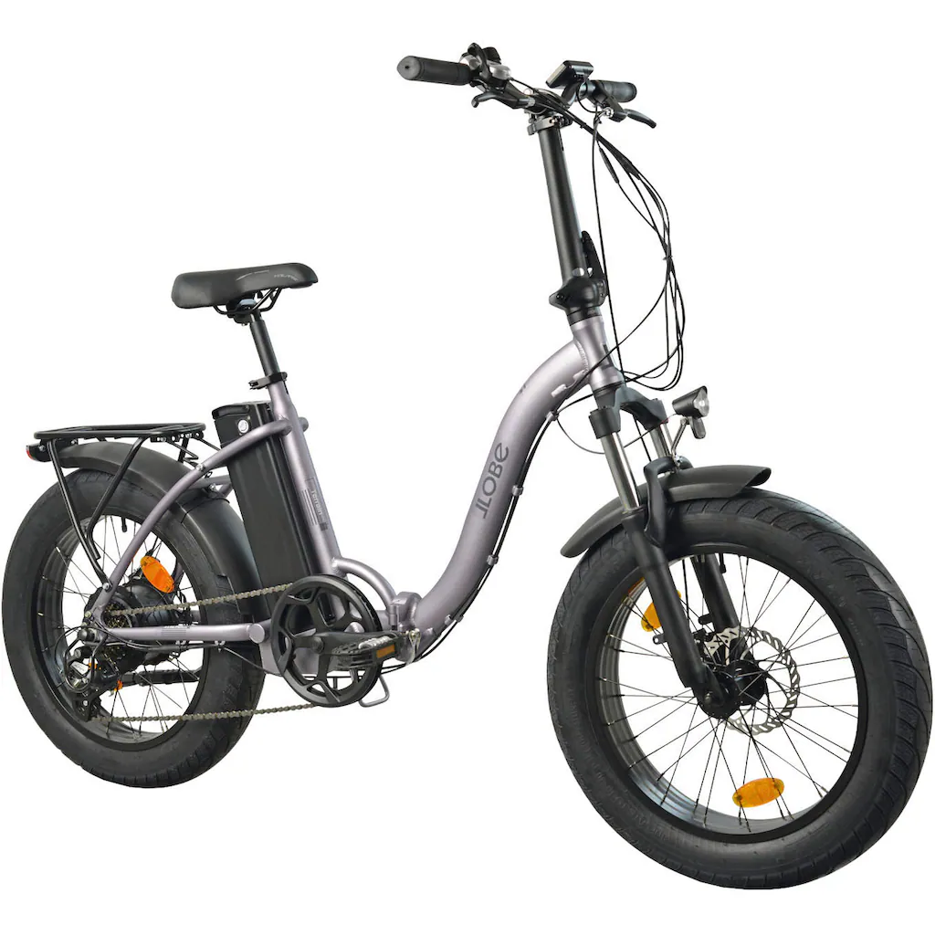 LLobe E-Bike »Elektro Faltrad 20" Terrain grau« Shimano Tourney Heckmotor 250 W Kostenloser Versand