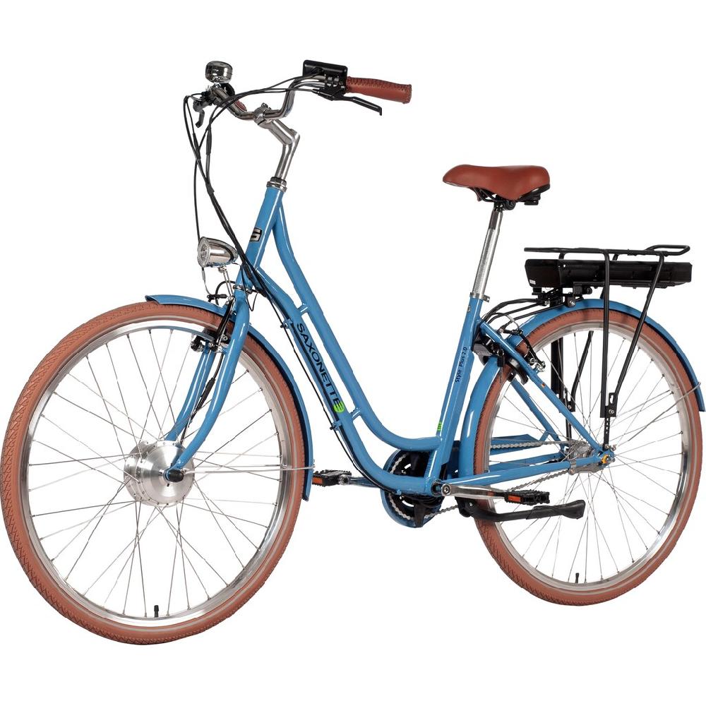 SAXONETTE E-Bike »Style Plus 2.0« 3 Gang Frontmotor 250 W (mit Akku-Ladegerät) Pedelec Elektrofahrrad für Damen u. Herren Cityrad auf Raten Preisnachlass