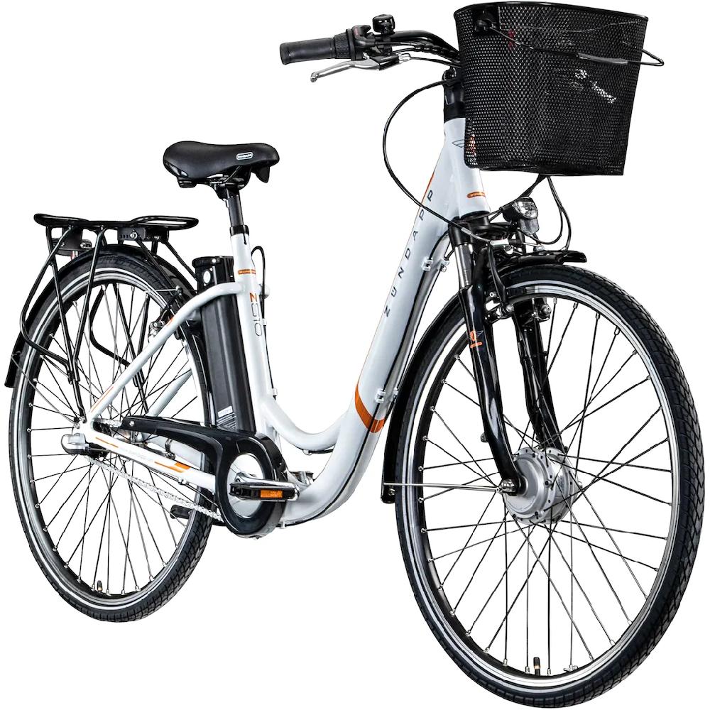Zündapp E-Bike »Z510« 3 Gang Shimano Nexus SC-3C41 Frontmotor 250 W Pedelec Elektrofahrrad für Damen u. Herren Cityrad auf Rechnung online kaufen Black Friday