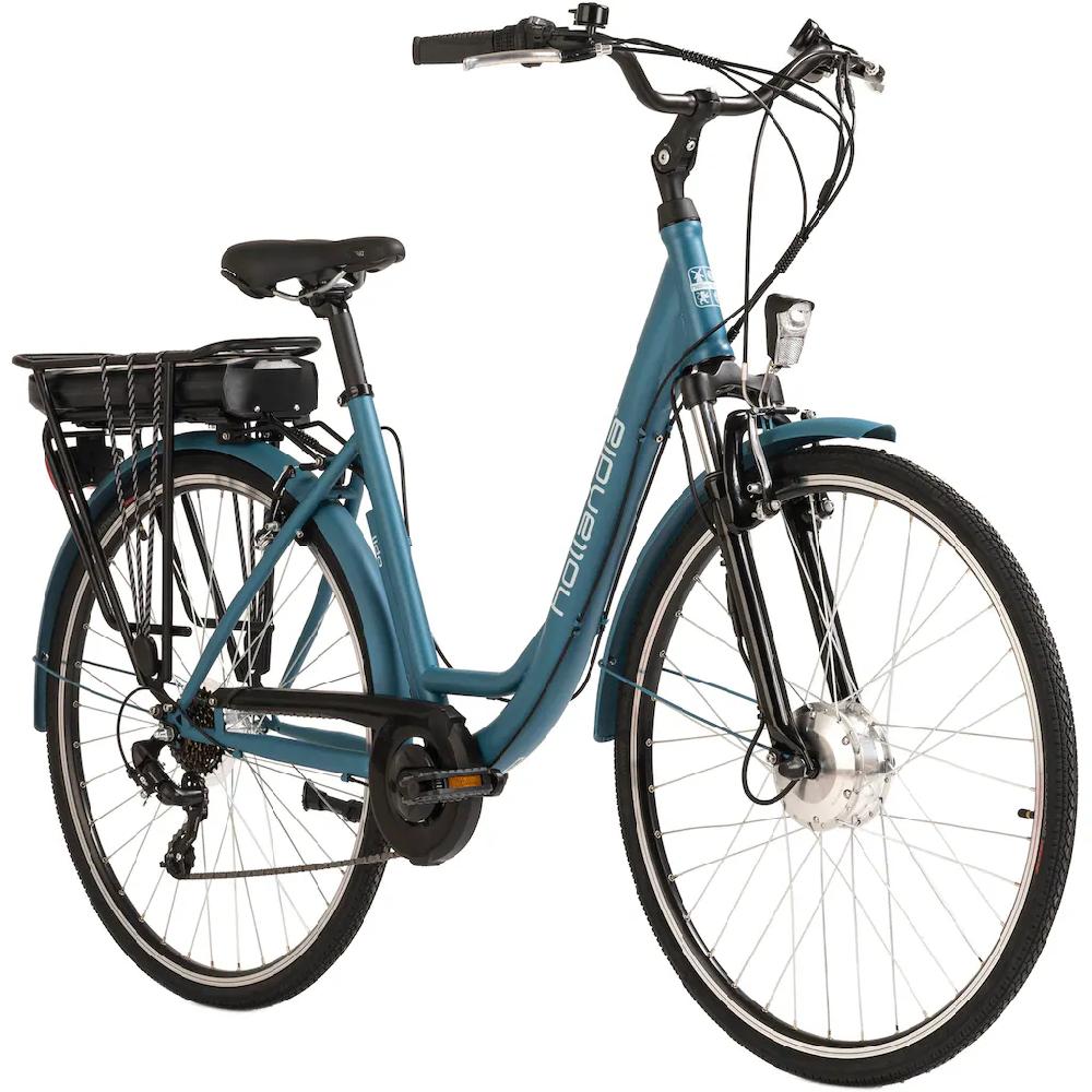 Hollandia E-Bike »Lido« 7 Gang Shimano Tourney Frontmotor 250 W Pedelec Elektrofahrrad für Damen u. Herren Cityrad Muttertagsangebot