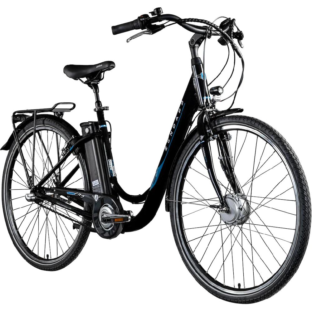 Zündapp E-Bike »Green 2.7« 3 Gang Shimano Nexus Frontmotor 250 W Pedelec Elektrofahrrad für Damen u. Herren Cityrad auf Rechnung bestellen Vatertagsangebot