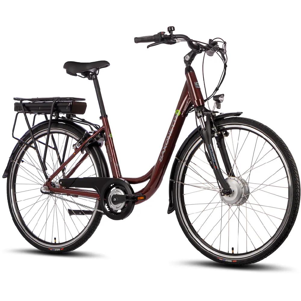 SAXONETTE E-Bike »Advanced Plus« 3 Gang Shimano SHIMANO Nexus Frontmotor 250 W (mit Akku-Ladegerät u. integr. Rahmenschloss) Pedelec Elektrofahrrad für Damen u. Herren Cityrad Valentinstagsangebot