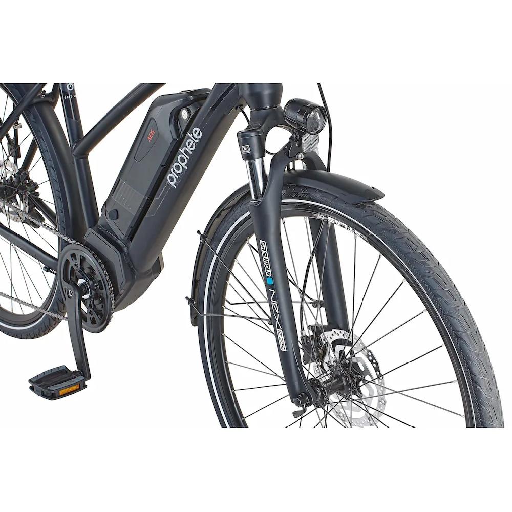 Prophete E-Bike »Entdecker PowerEdition« 10 Gang Shimano Deore Mittelmotor 250 W (mit Seitentasche) Pedelec Elektrofahrrad für Damen u. Herren Trekkingrad Neueste Mode
