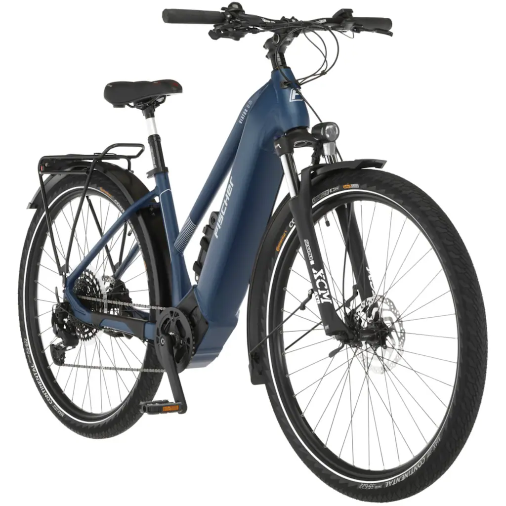 FISCHER Fahrrad E-Bike »VIATOR 8.0i Damen« 12 Gang SRAM Eagle SX Mittelmotor 250 W (mit Faltschloss) Pedelec Elektrofahrrad für Damen u. Herren Trekkingrad auf Rechnung Bestseller
