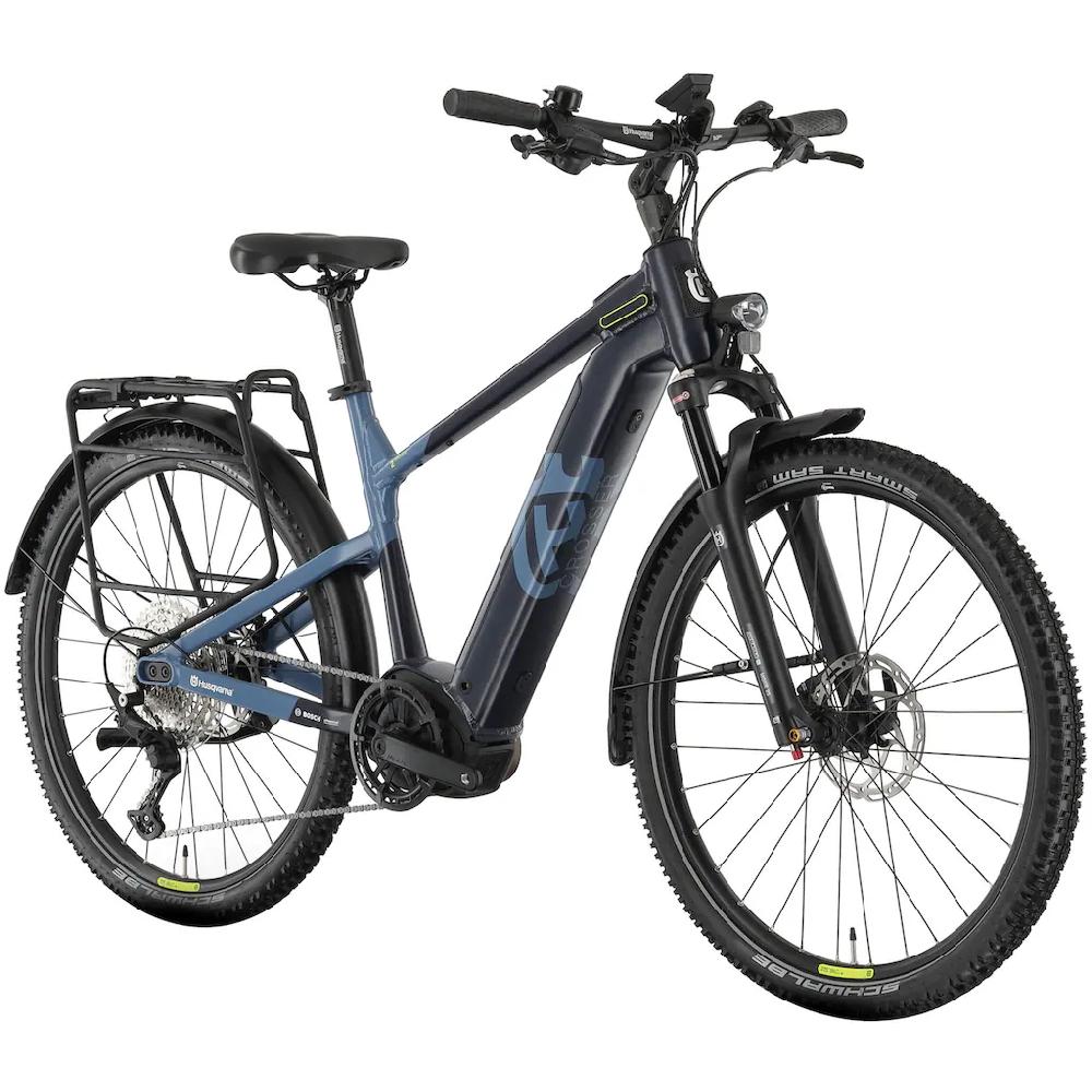 Husqvarna E-BICYCLES E-Bike »E-Trekkingbike Crosser 2« 11 Gang Shimano Deore RD-M5100 Mittelmotor 250 W (27 5 Zoll Bosch Motor Scheibenbremsen mit Straßenzulassung) Pedelec Elektrofahrrad für Herren u. Damen Trekkingrad Räumungsverkauf