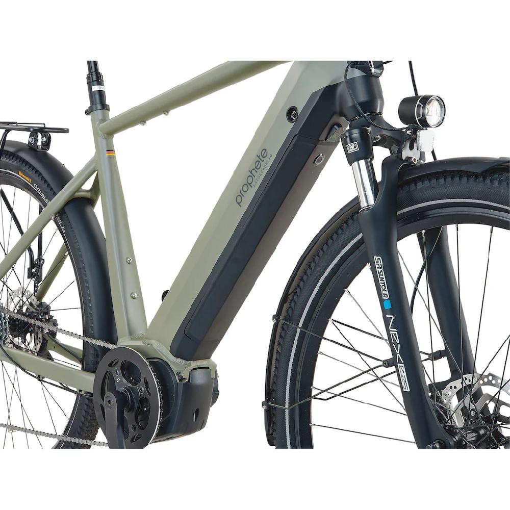 Prophete E-Bike »Entdecker 4.0« 10 Gang microSHIFT RD-M61S Mittelmotor 250 W Pedelec Elektrofahrrad für Herren Trekkingrad auf Raten Super Sparpreis