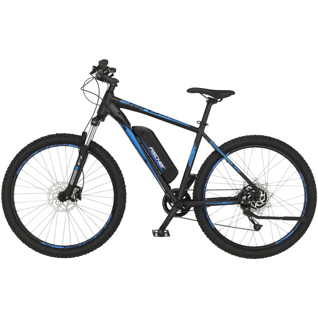 FISCHER Fahrrad E-Bike »MONTIS 2.1 557« 9 Gang Shimano Altus Heckmotor 250 W (Schloss) Pedelec Elektrofahrrad für Damen u. Herren MTB Mountainbike auf Rechnung online kaufen Bis zu 60% Rabatt