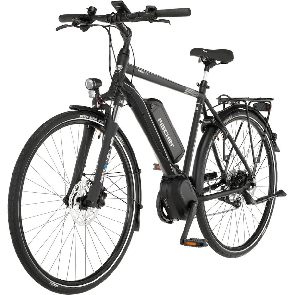 FISCHER Fahrrad E-Bike »VIATOR 3.0 Herren 55« 8 Gang Shimano Acera Mittelmotor 250 W (mit Faltschloss) Pedelec Elektrofahrrad für Damen u. Herren Trekkingrad auf Raten Speichern exportieren