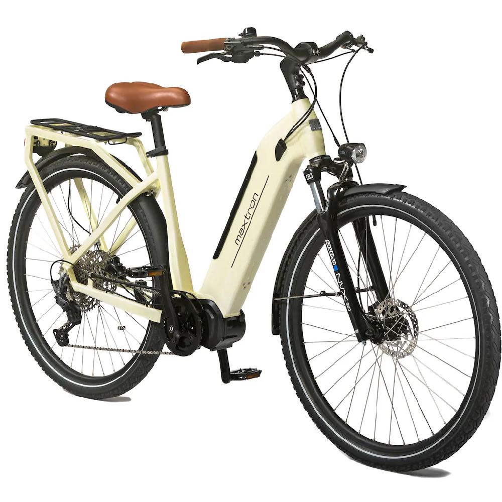Maxtron E-Bike »MTS 21X« 11 Gang Shimano Deore Mittelmotor 250 W Pedelec Elektrofahrrad für Damen u. Herren Cityrad auf Rechnung online bestellen zollfrei