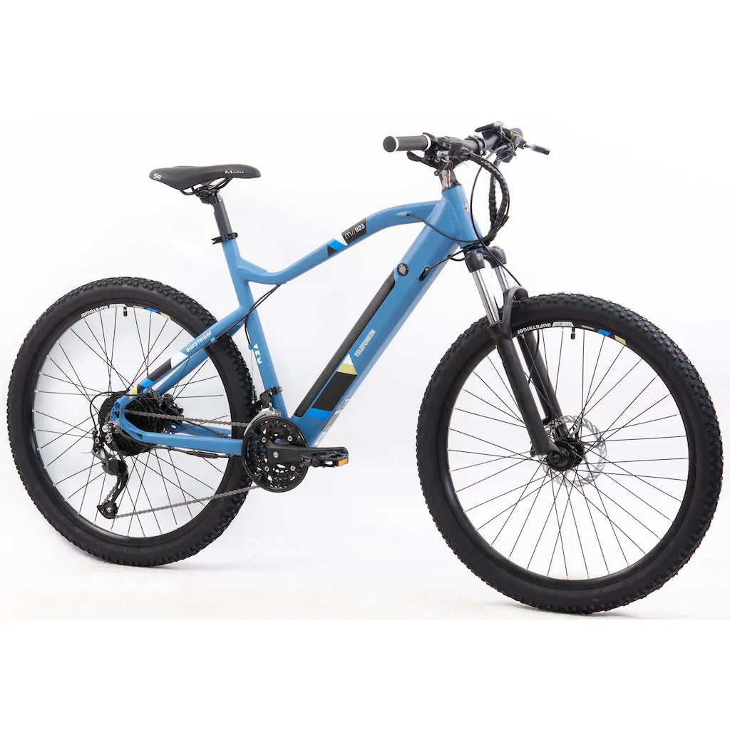 Telefunken E-Bike »Aufsteiger M923« 27 Gang Shimano Altus Heckmotor 250 W Pedelec Elektrofahrrad für Damen u. Herren MTB Mountainbike auf Rechnung kaufen Verkauf