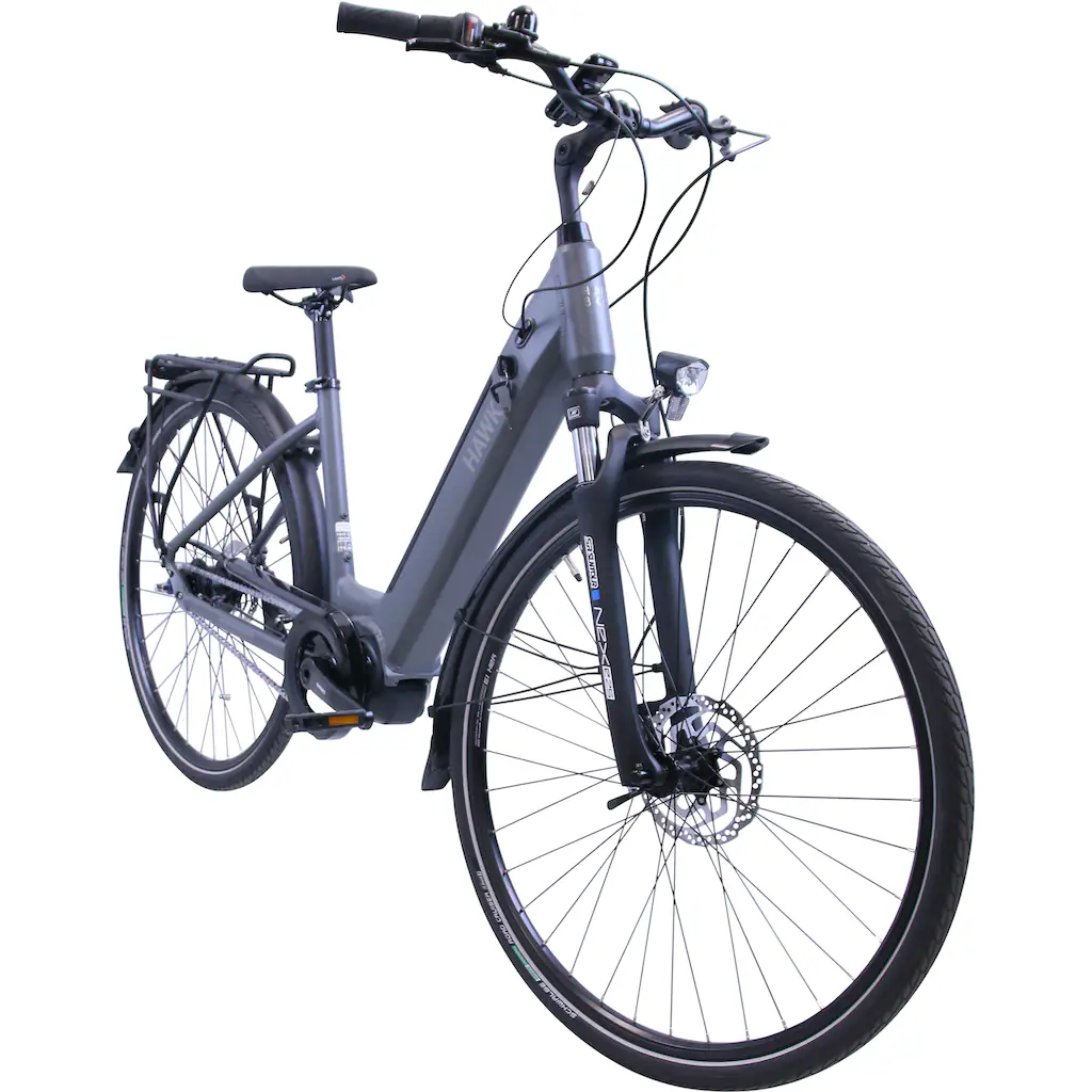HAWK Bikes E-Bike »eCity Wave Integrated Lady STEPS« 7 Gang Shimano Nexus 7-Gang Mittelmotor 250 W Pedelec Elektrofahrrad für Damen u. Herren Cityrad auf Rechnung bestellen Hotsell