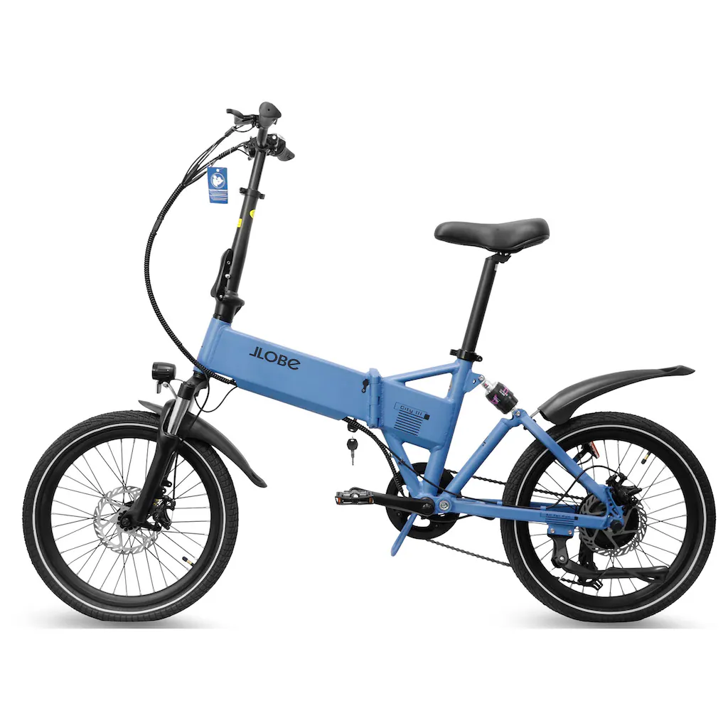 LLobe E-Bike »City III blau 36V / 10 4Ah« 3 Gang Shimano 7-Gang Shimano Kettenschaltung Frontmotor 250 W Pedelec Elektrofahrrad für Damen u. Herren auf Rechnung online bestellen Günstig kaufen