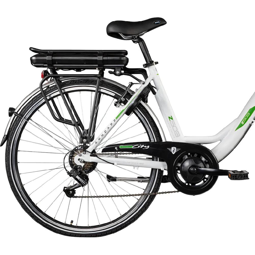 Zündapp E-Bike »Z503« 7 Gang Shimano Tourney RD-TY21 Frontmotor 250 W Pedelec Elektrofahrrad für Damen u. Herren Cityrad Großer Ausverkauf