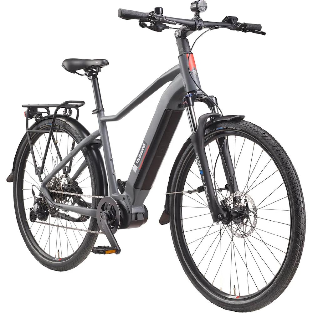 Telefunken E-Bike »SUV700« 10 Gang Shimano Mittelmotor 250 W (29 Zoll Straßenzulassung Scheibenbremsen) Pedelec Elektrofahrrad für Herren u. Damen Trekkingrad Cityrad auf Raten Exklusivangebot