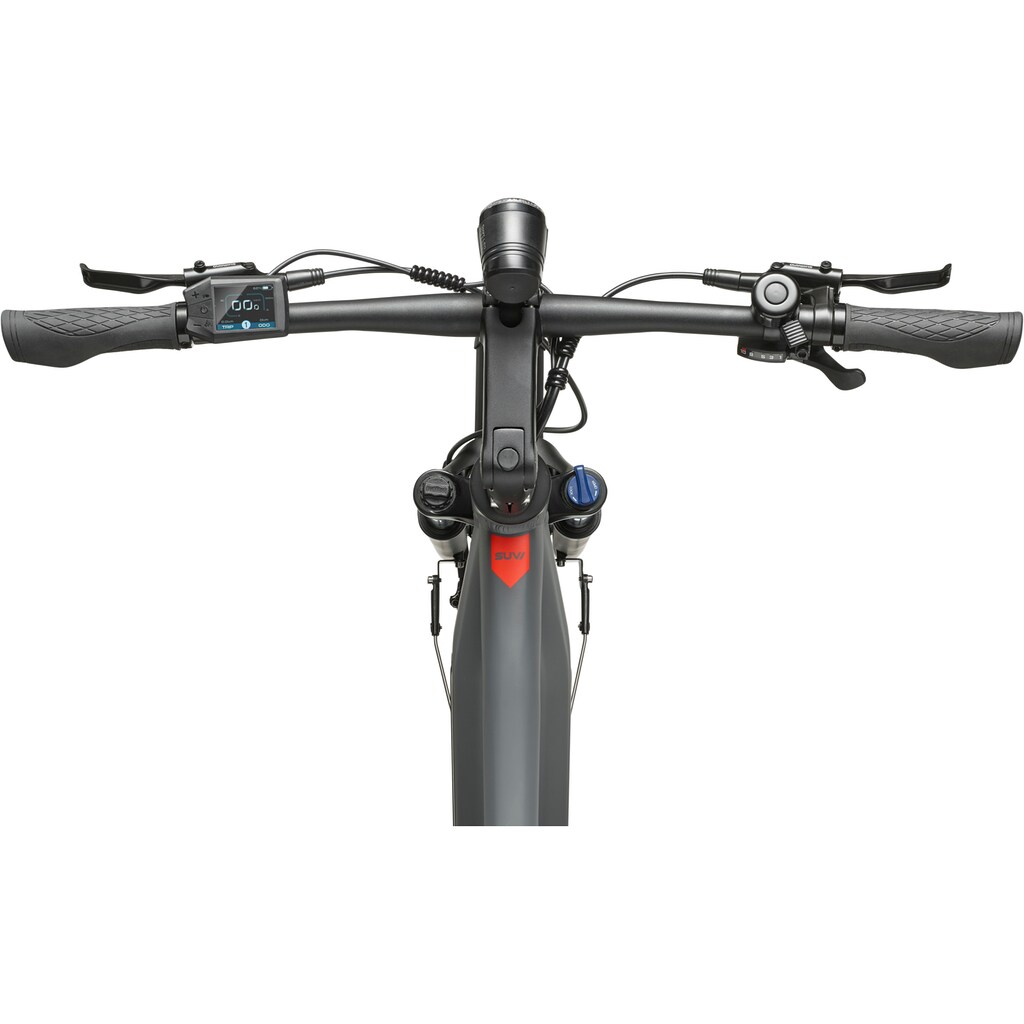 Telefunken E-Bike »SUV700« 10 Gang Shimano Mittelmotor 250 W (29 Zoll Straßenzulassung Scheibenbremsen) Pedelec Elektrofahrrad für Herren u. Damen Trekkingrad Cityrad auf Raten Exklusivangebot
