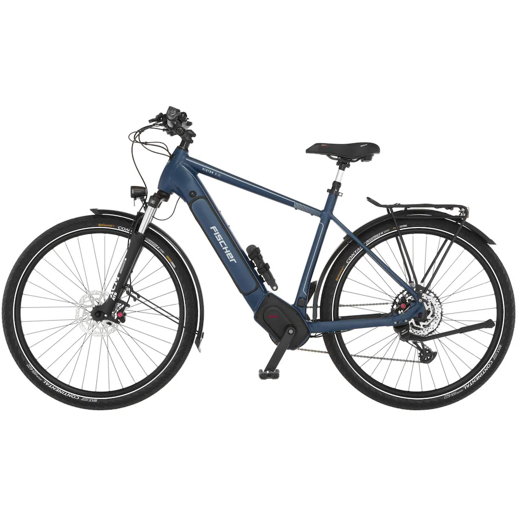 FISCHER Fahrrad E-Bike »VIATOR 8.0I 711 55« 12 Gang SX 11-50 Kettenschaltung (mit Faltschloss) Pedelec Elektrofahrrad für Damen u. Herren Trekkingrad auf Raten Jubiläumsangebot