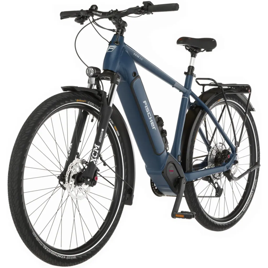 FISCHER Fahrrad E-Bike »VIATOR 8.0I 711 55« 12 Gang SX 11-50 Kettenschaltung (mit Faltschloss) Pedelec Elektrofahrrad für Damen u. Herren Trekkingrad auf Raten Jubiläumsangebot