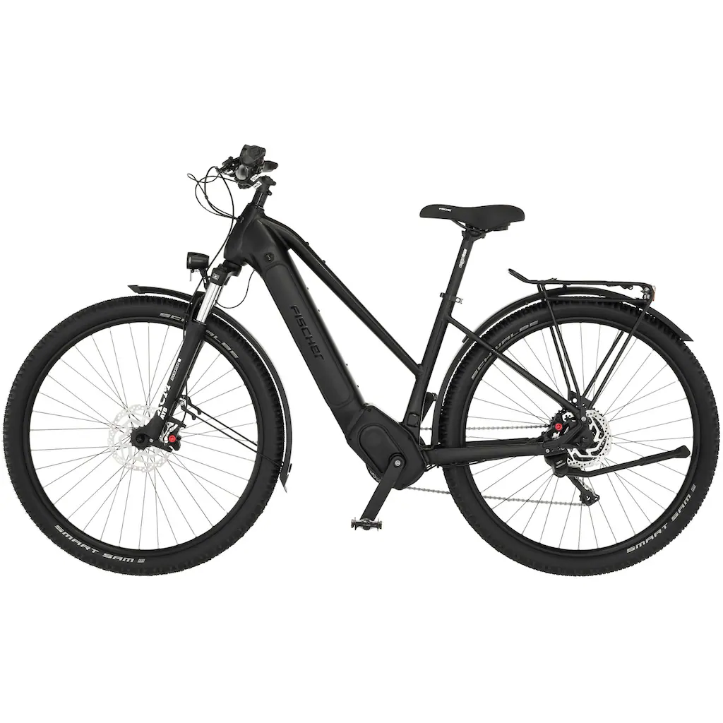FISCHER Fahrrad E-Bike »TERRA 8.0i 45« 10 Gang Shimano Deore Mittelmotor 250 W (mit Fahrradschloss) Pedelec Elektrofahrrad für Damen u. Herren ATP auf Rechnung online bestellen Neueste Mode