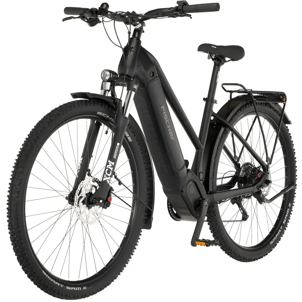 FISCHER Fahrrad E-Bike »TERRA 8.0i 45« 10 Gang Shimano Deore Mittelmotor 250 W (mit Fahrradschloss) Pedelec Elektrofahrrad für Damen u. Herren ATP auf Rechnung online bestellen Neueste Mode