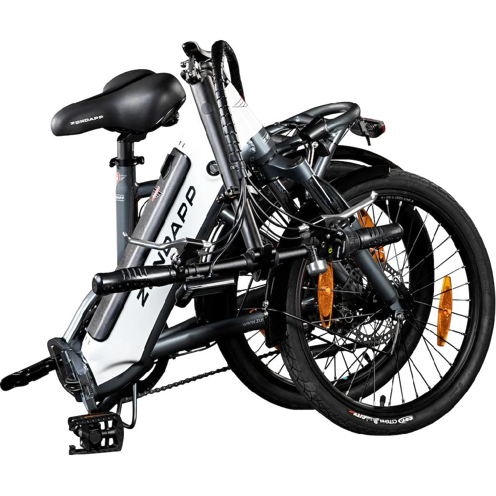 Zündapp E-Bike »ZT20R« 6 Gang Heckmotor 250 W Pedelec Elektrofahrrad für Damen u. Herren Faltrad auf Rechnung online bestellen Zeitlich begrenztes Angebot