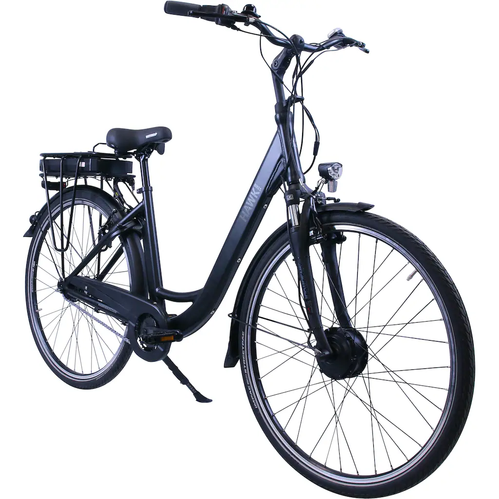 HAWK Bikes E-Bike »eCity Wave« 7 Gang Shimano Nexus 7-Gang Frontmotor 250 W Pedelec Elektrofahrrad für Damen u. Herren Cityrad auf Rechnung kaufen Neuheiten