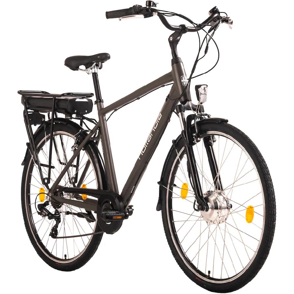 Hollandia E-Bike »Zagon« 6 Gang Shimano Tourney Frontmotor 250 W Pedelec Elektrofahrrad für Damen u. Herren Cityrad auf Raten Sonderangebote