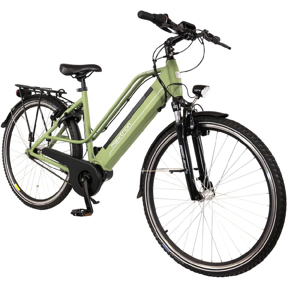 Maxtron E-Bike »MT 12X« 7 Gang Shimano NEXUS Mittelmotor 250 W (mit Ringschloss) Pedelec Elektrofahrrad für Damen u. Herren Trekkingrad auf Rechnung bestellen Begrenzte Freigabe