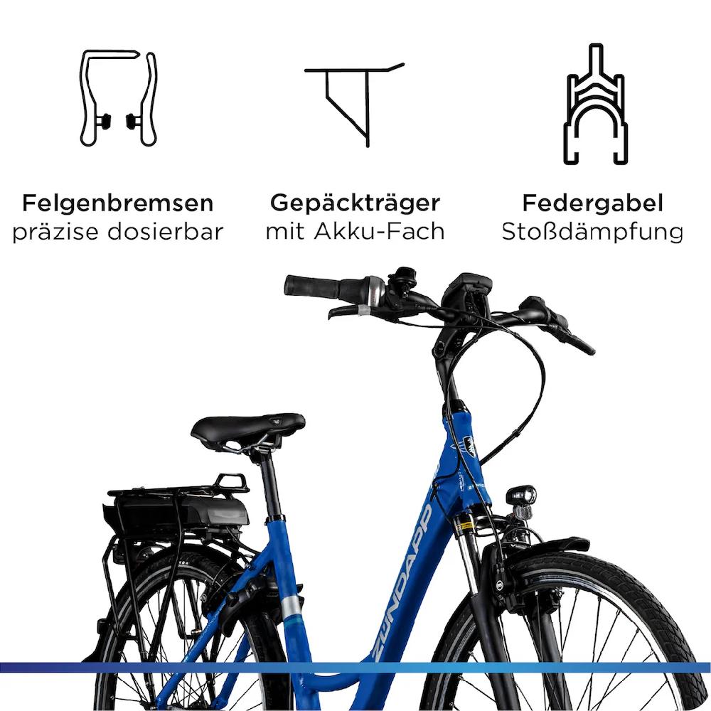 Zündapp E-Bike »X200« 7 Gang Shimano Nexus Mittelmotor 250 W Pedelec Elektrofahrrad für Damen u. Herren Cityrad Letzte 2 Tage