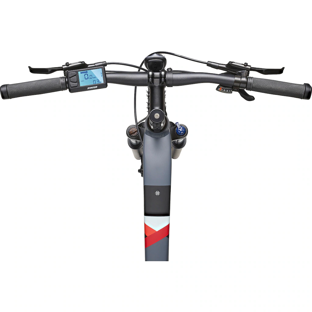 Telefunken E-Bike »Aufsteiger M925« 8 Gang Shimano Acera Mittelmotor 250 W Pedelec Elektrofahrrad für Damen u. Herren MTB Mountainbike Zeitbegrenzte Promotion
