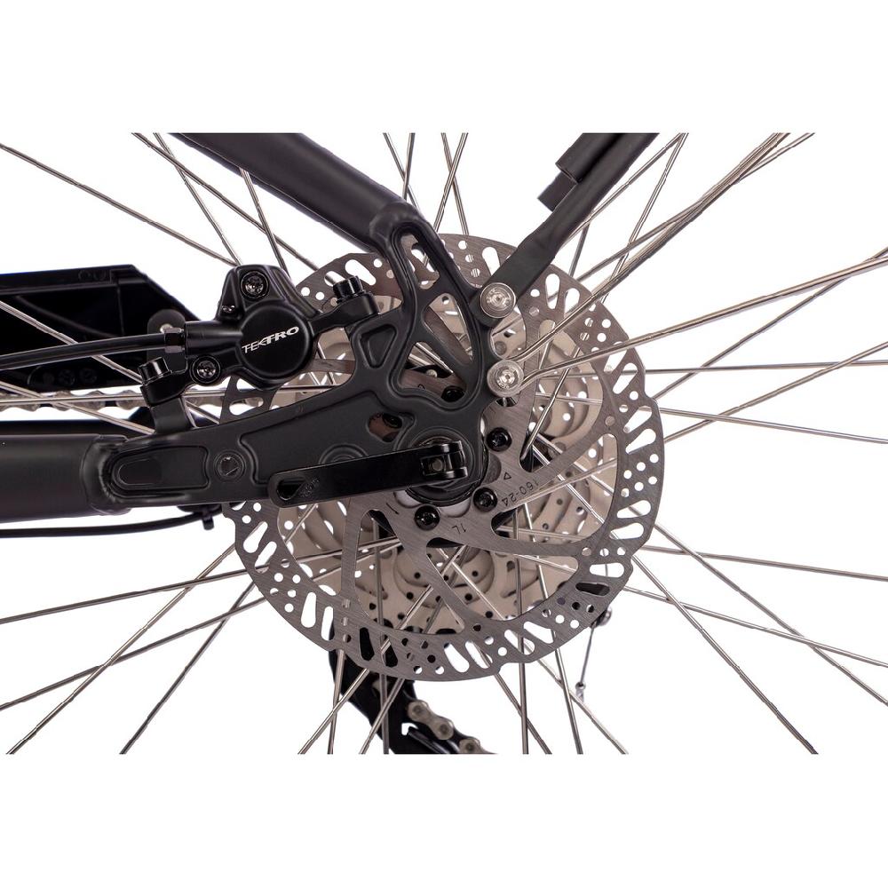 SAXONETTE E-Bike »Quantum Sport Wave« 10 Gang Shimano Mittelmotor 250 W Pedelec Elektrofahrrad für Damen u. Herren Trekkingrad auf Rechnung Nur für heute