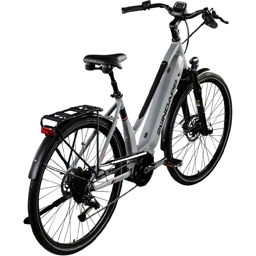 Zündapp E-Bike »X400« 11 Gang Shimano Deore XT Mittelmotor 250 W Pedelec Elektrofahrrad für Damen u. Herren Trekkingrad Bis zu 55% Rabatt