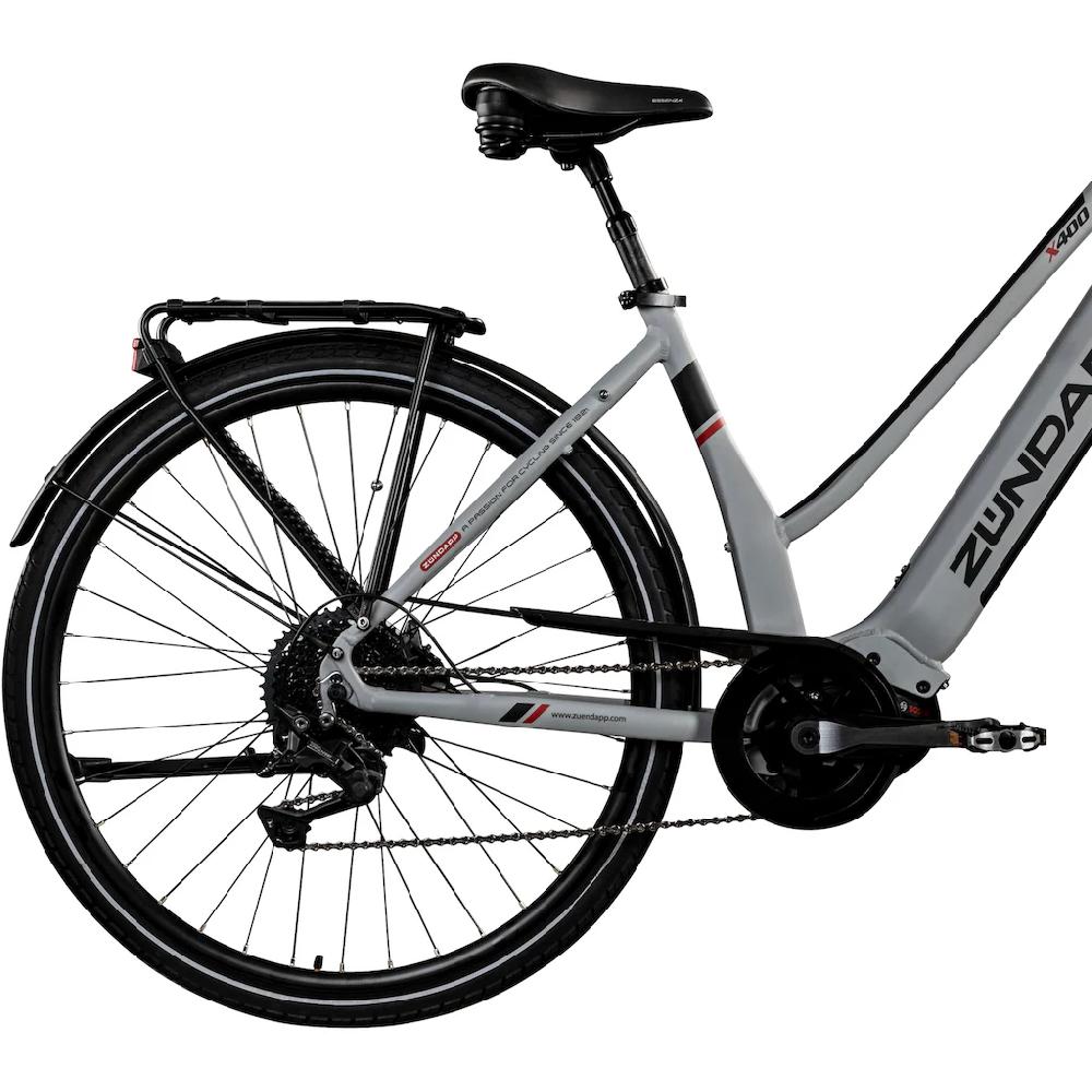 Zündapp E-Bike »X400« 11 Gang Shimano Deore XT Mittelmotor 250 W Pedelec Elektrofahrrad für Damen u. Herren Trekkingrad Bis zu 55% Rabatt