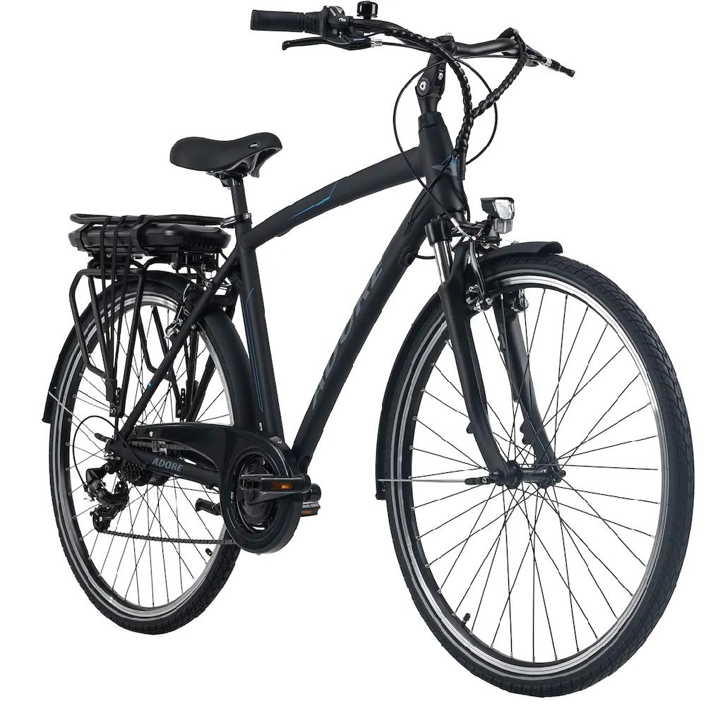 Adore E-Bike »Versailles« 7 Gang Shimano Tourney Heckmotor 250 W Pedelec Elektrofahrrad für Herren Trekkingrad auf Rechnung online kaufen Discount Store für neue Produkte