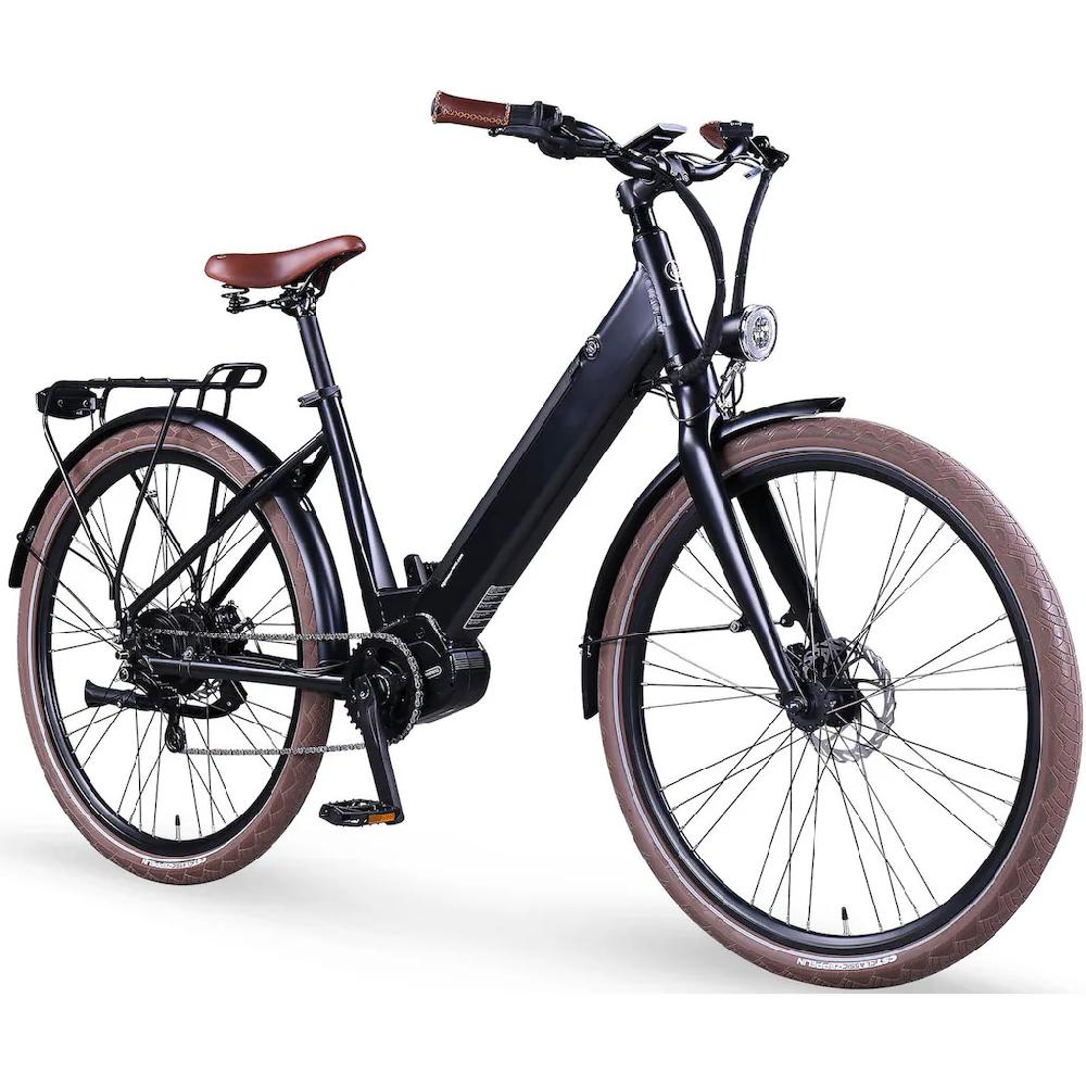 eGO Movement E-Bike »City 25 Julia Wave 45 cm Schwarz 28"« Enviolo Mittelmotor 250 W Pedelec Elektrofahrrad für Damen u. Herren Cityrad Super Rabatt