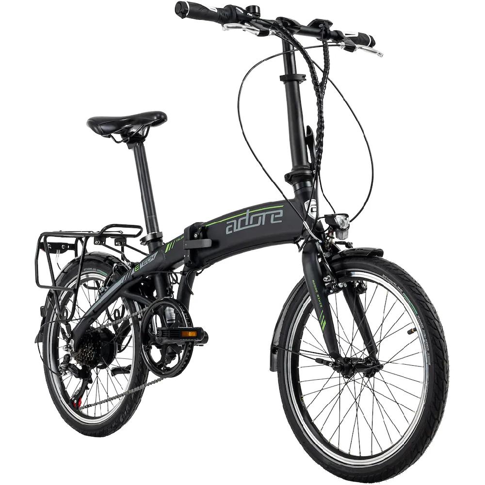 Adore E-Bike »Cologne« 6 Gang Shimano Tourney Heckmotor 250 W Pedelec Elektrofahrrad für Damen u. Herren Klapprad 50% Rabatt mit kostenlosem Versand