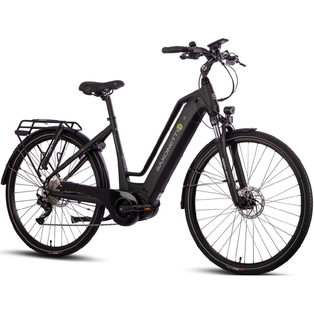 SAXONETTE E-Bike »Quantum Sport« 10 Gang Shimano Mittelmotor 250 W Pedelec Elektrofahrrad für Damen u. Herren Trekkingrad Clearance-Verkauf