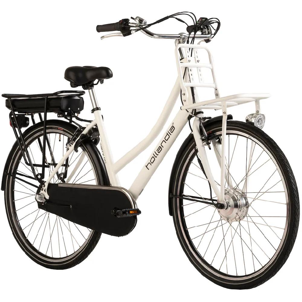 Hollandia E-Bike »Carry On« 3 Gang Shimano Nexus Frontmotor 250 W Pedelec Elektrofahrrad für Damen u. Herren Cityrad auf Rechnung Rabatte dieses Monats