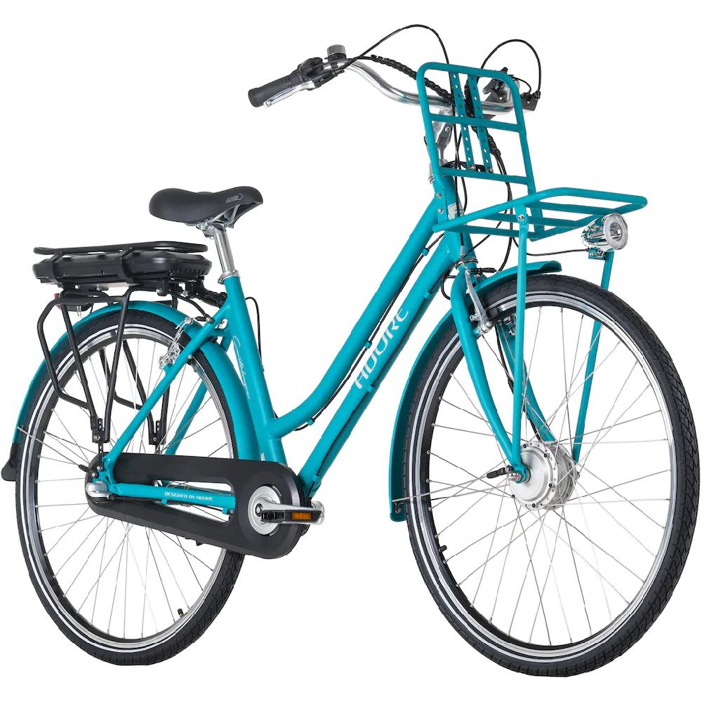 Adore E-Bike »Cantaloupe« 3 Gang Shimano Nexus Frontmotor 250 W Pedelec Elektrofahrrad für Damen u. Herren Cityrad auf Rechnung bestellen Fabrikverkauf