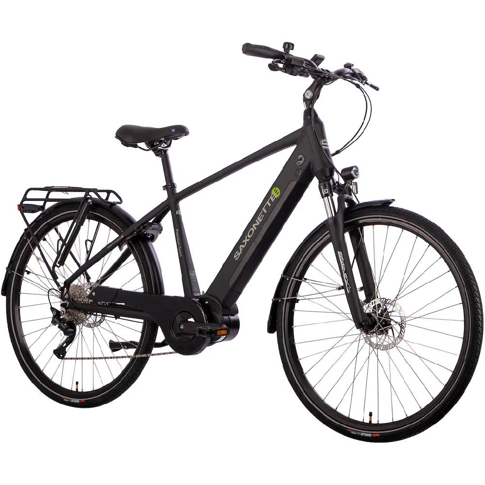 SAXONETTE E-Bike »Premium Sport (Diamant)« 10 Gang Mittelmotor 250 W Pedelec Elektrofahrrad für Herren Trekkingrad auf Rechnung online bestellen Meist gekauft