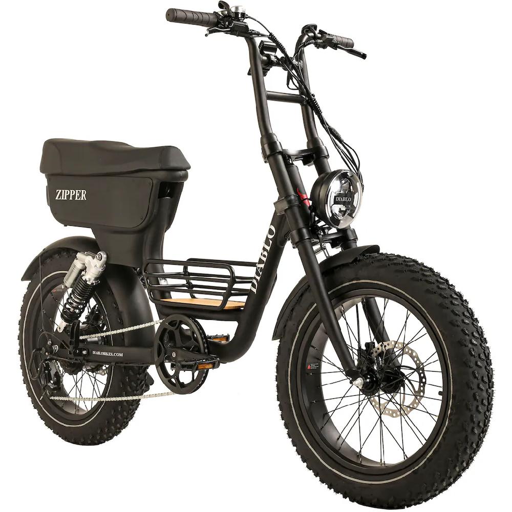 DIABLO BIKES E-Bike »Fat E-Bike 20" Kompakt Bike Zipper RH 50 cm« 7 Gang Shimano Tourney Heckmotor 250 W Pedelec Elektrofahrrad für Damen und Herren auf Rechnung kaufen Fabrik Onlineshop