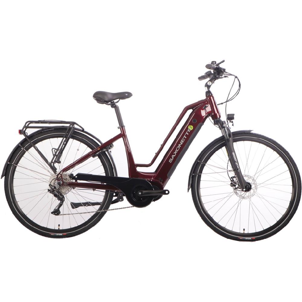 SAXONETTE E-Bike »Quantum Sport« 10 Gang Shimano Mittelmotor 250 W Pedelec Elektrofahrrad für Damen u. Herren Trekkingrad Saisonschlussverkauf